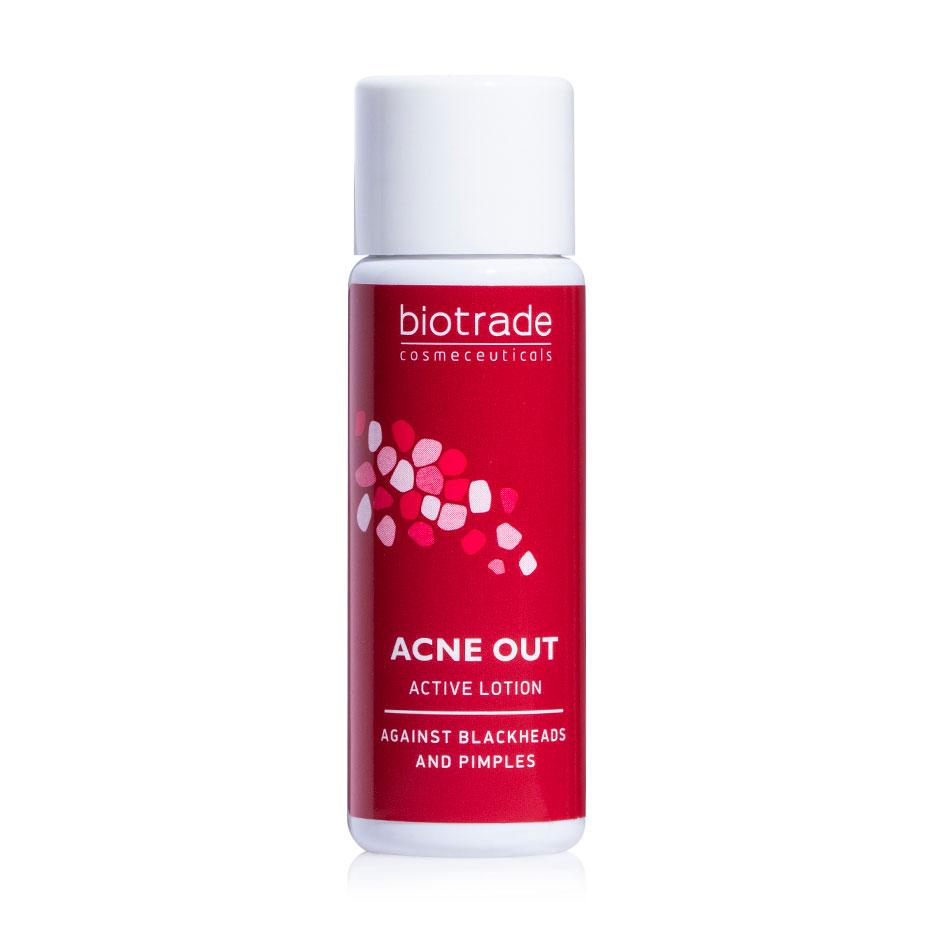 Лосьйон для обличчя та тіла Biotrade Acne Out Active Lotion для проблемної шкіри, локального використання, 10 мл (мініатюра)